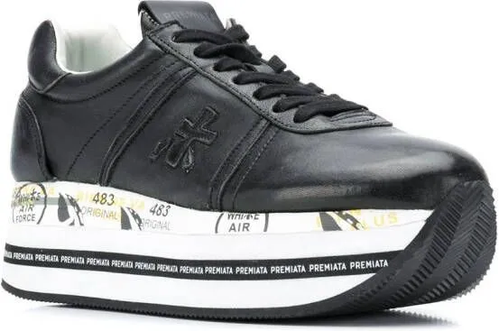 Premiata Beth platform sneakers Black