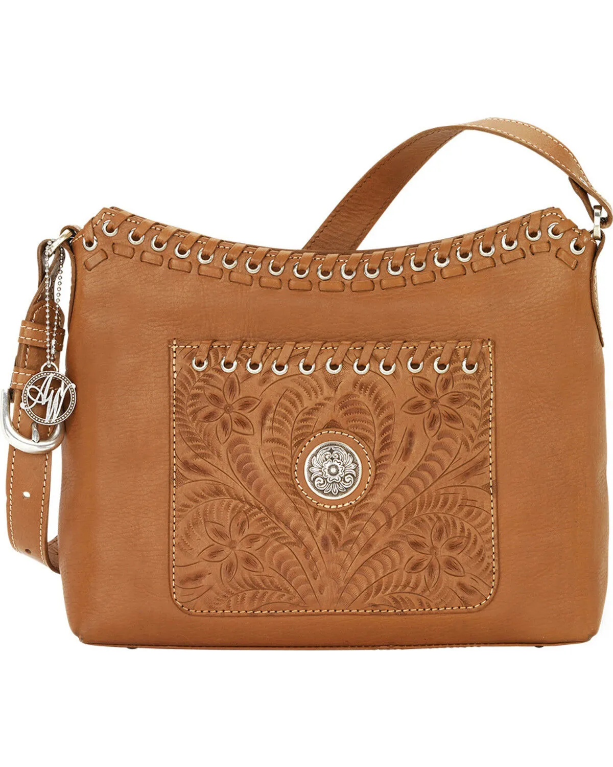 Product Name:  American West Golden Harvest Moon Shoulder Bag