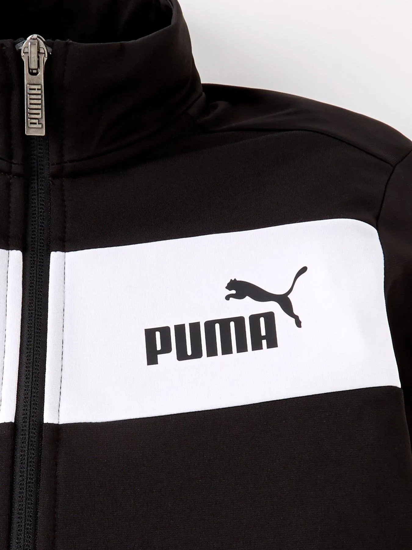 Puma Boys Tracksuit - Black/White - Black