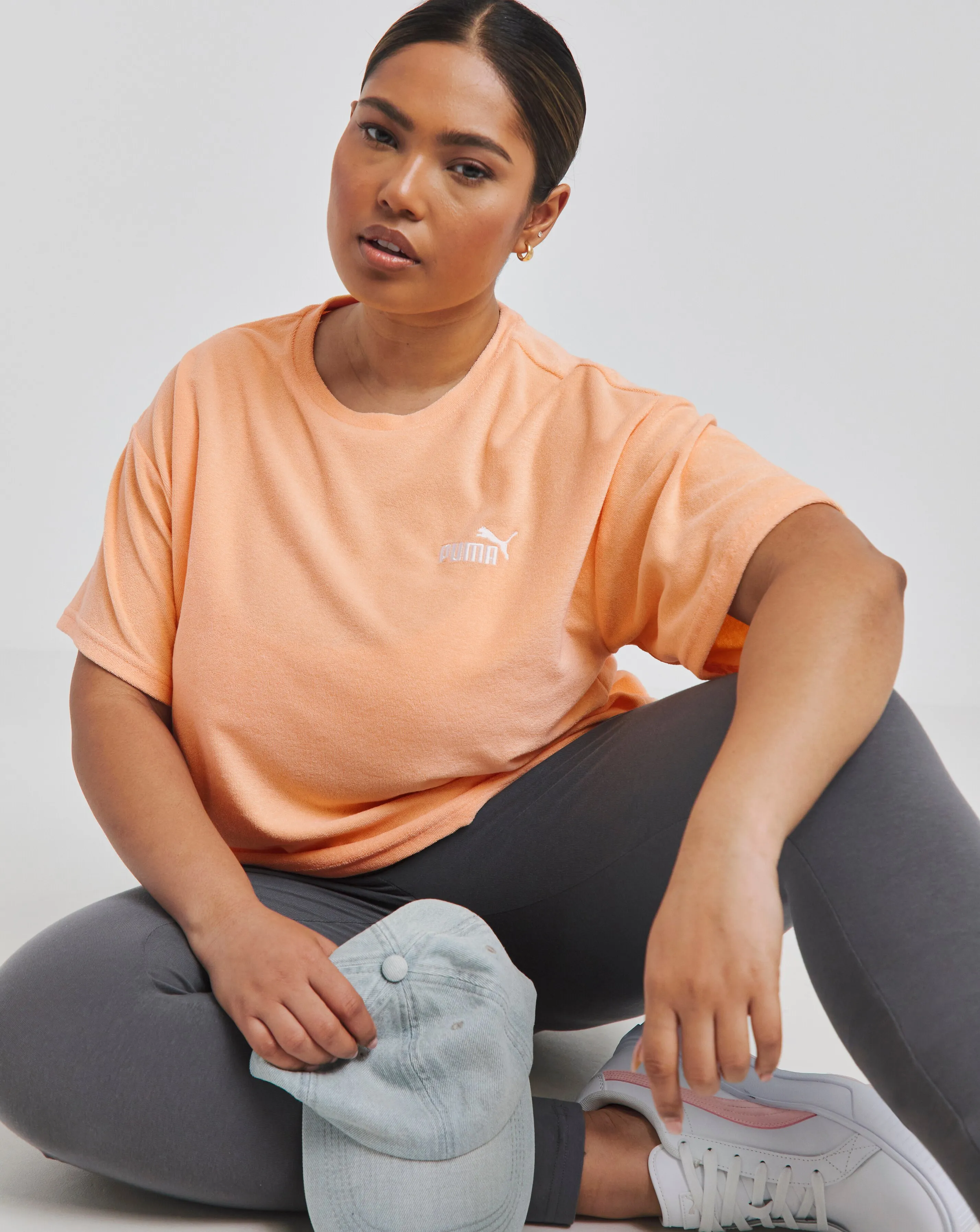 PUMA Essentials Elevated Cropped T-Shirt