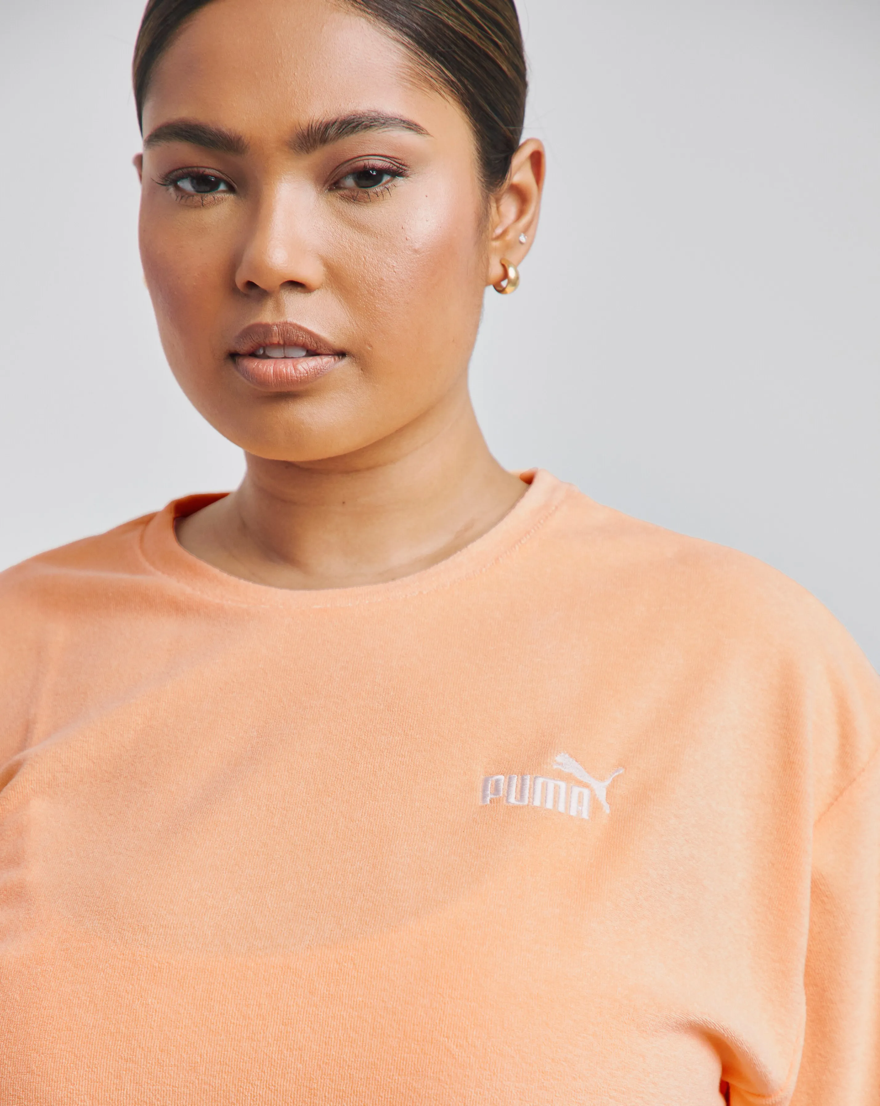 PUMA Essentials Elevated Cropped T-Shirt