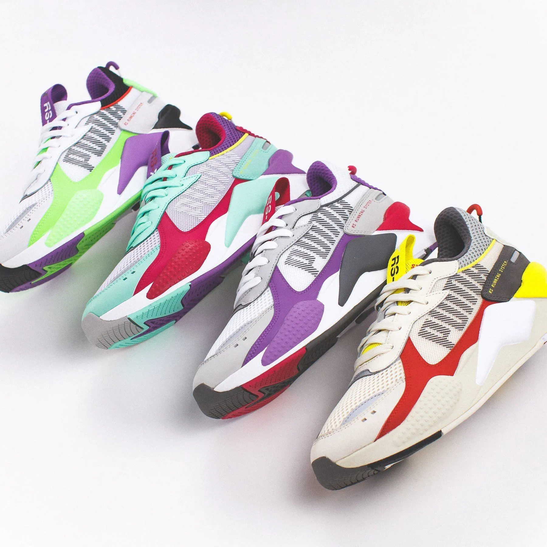 Puma RS-X Bold Pink White Green Men 372715-05