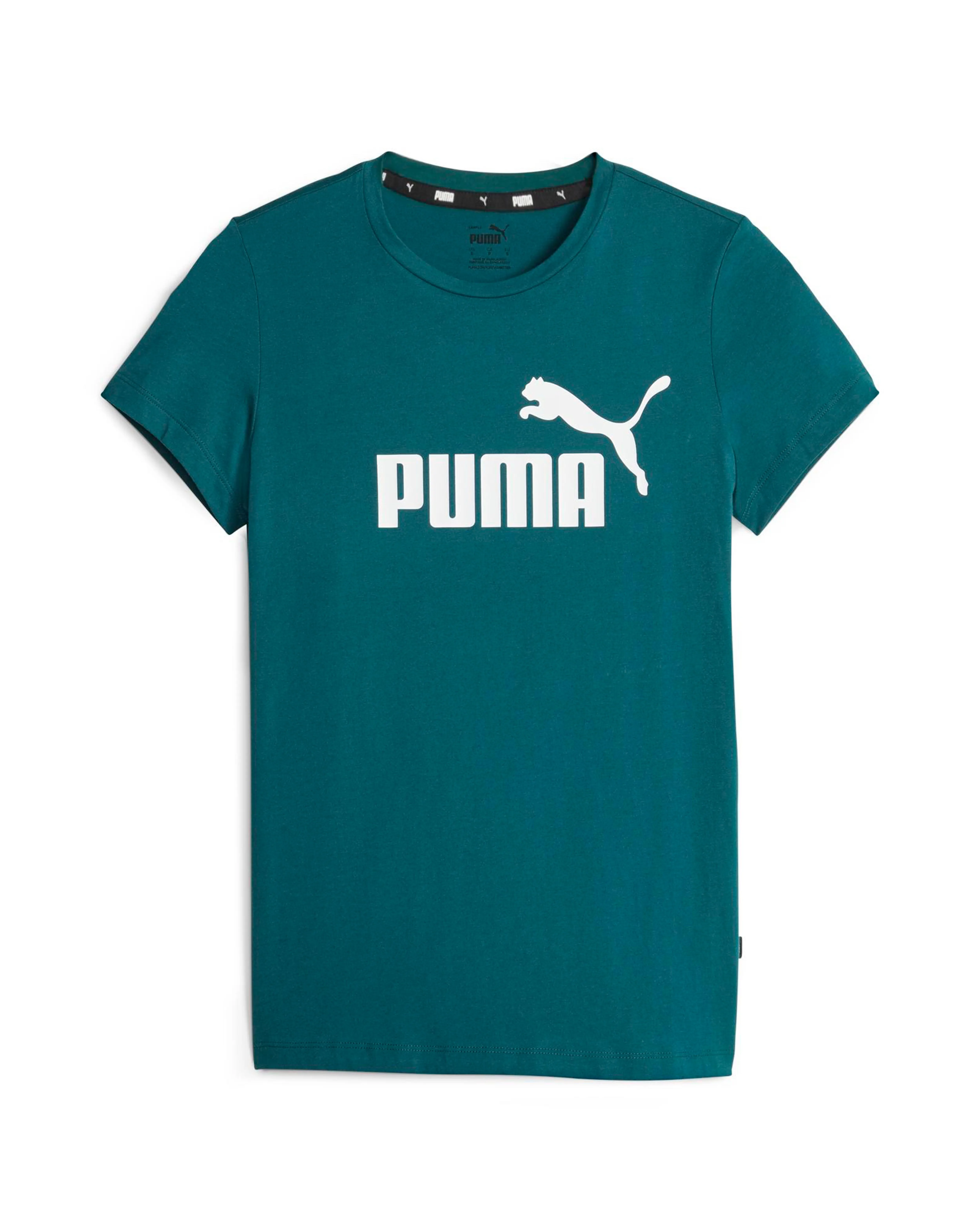 PUMA Short Sleeve Logo T-Shirt | Simply Be