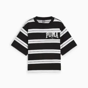 PUMA SQUAD Women's Striped Tee | PUMA Black | PUMA SHOP ALL PUMA | PUMA 