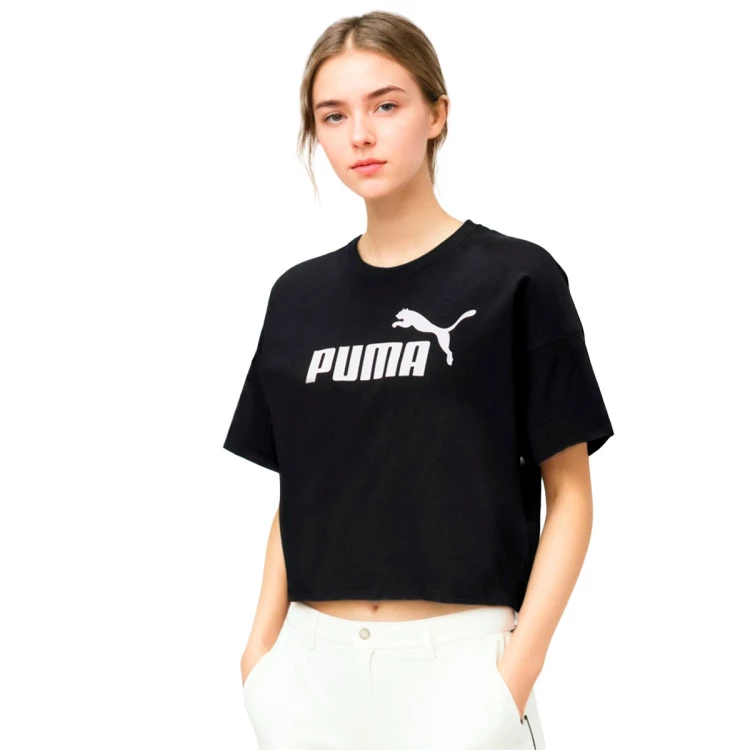 Puma Women Essentials Cropped Logo Jersey