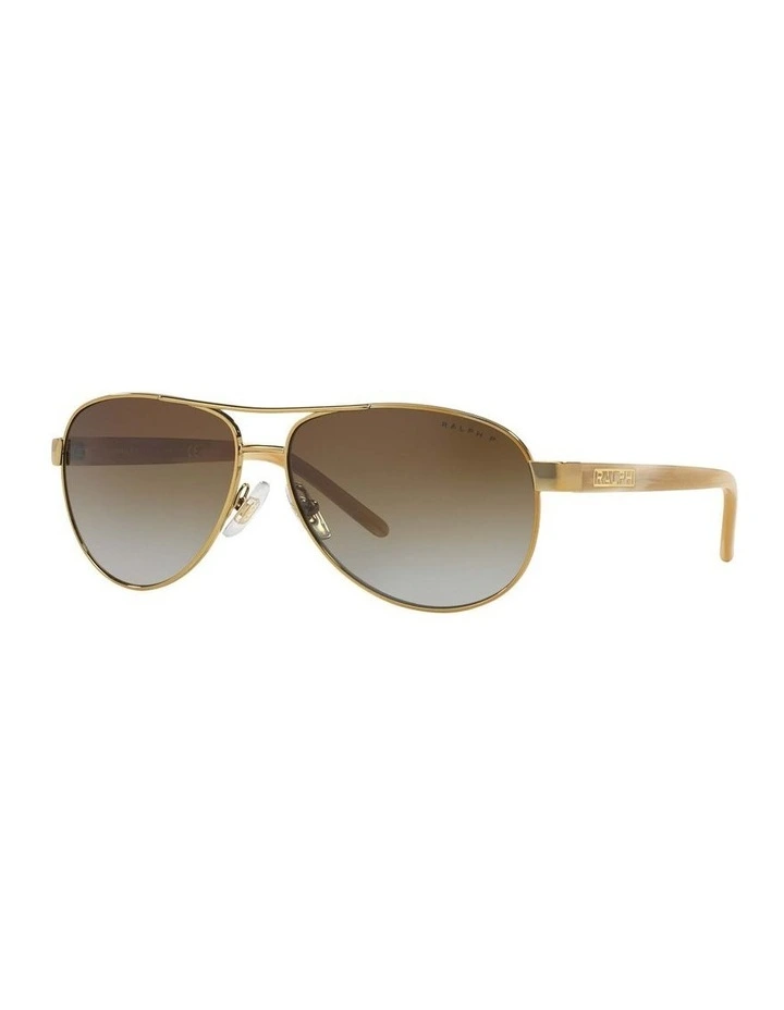 RA4004 Gold Polarised Sunglasses