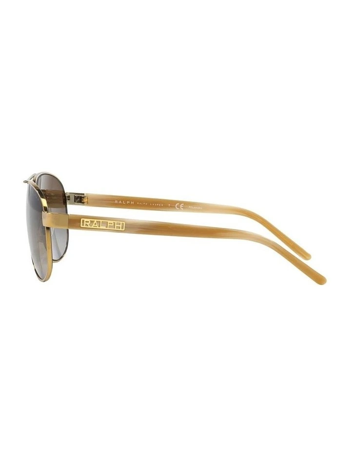 RA4004 Gold Polarised Sunglasses