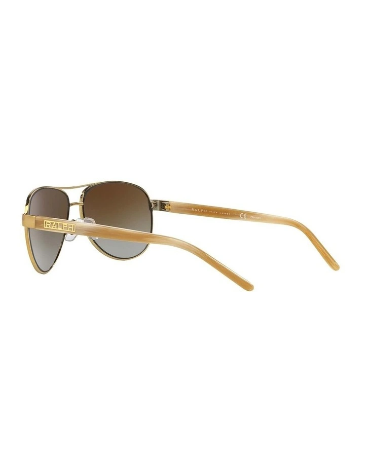 RA4004 Gold Polarised Sunglasses