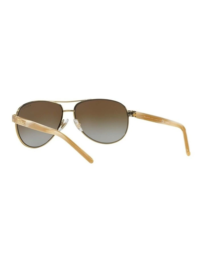 RA4004 Gold Polarised Sunglasses