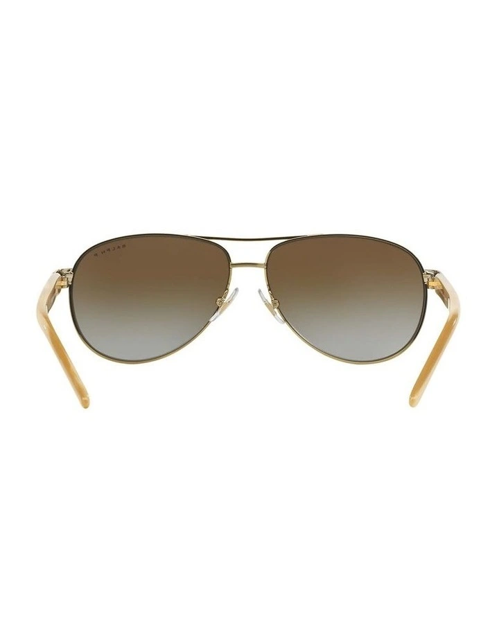 RA4004 Gold Polarised Sunglasses