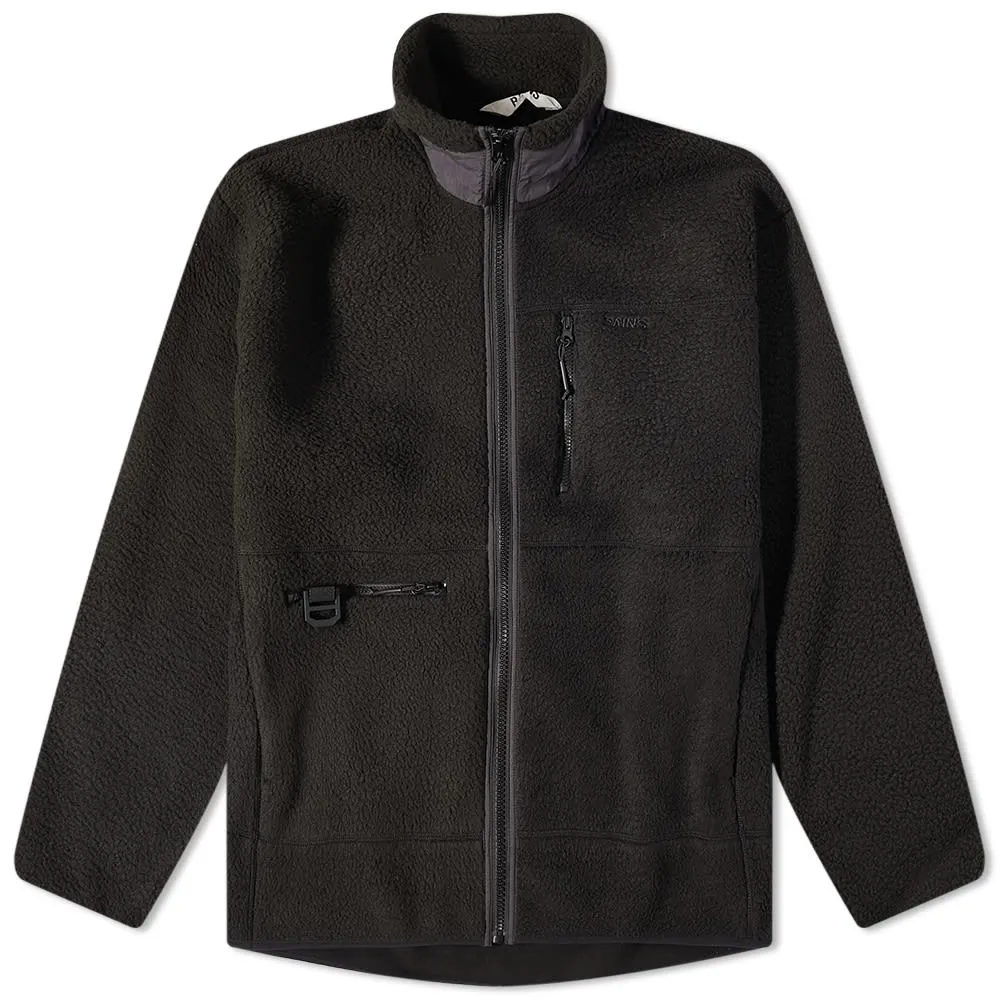 Rains Heavy Fleece JacketBlack