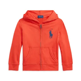 Ralph Lauren Red Zip Up Hoodie For Boy 02