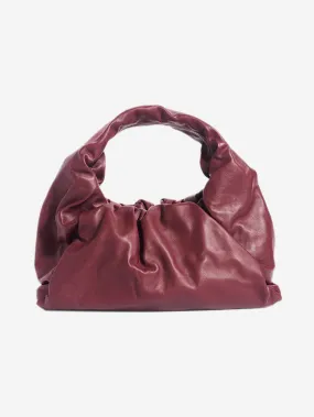   Red Medium Shoulder Pouch leather bag