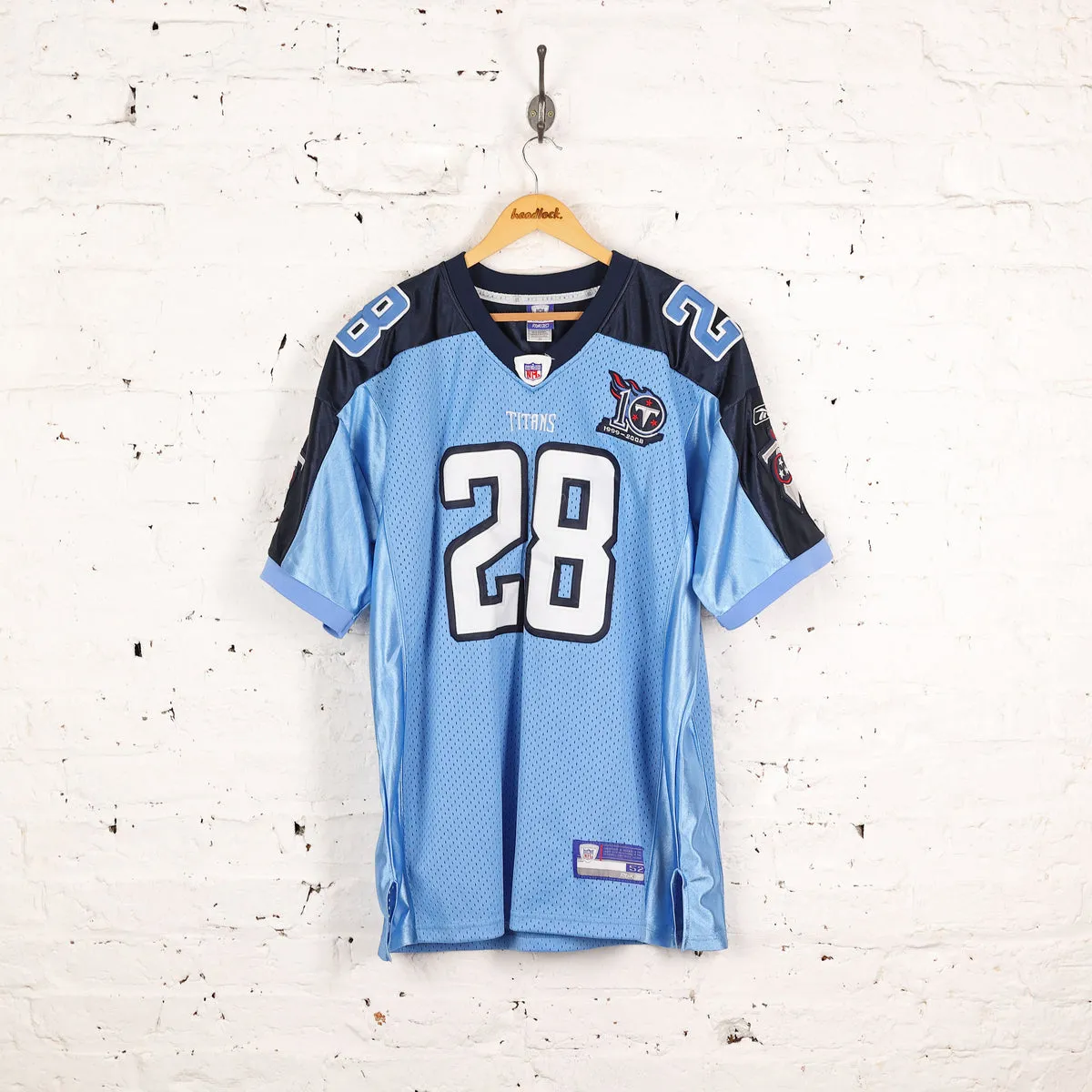 Reebok Tennessee Titans Johnson NFL Jersey - Blue - XXL