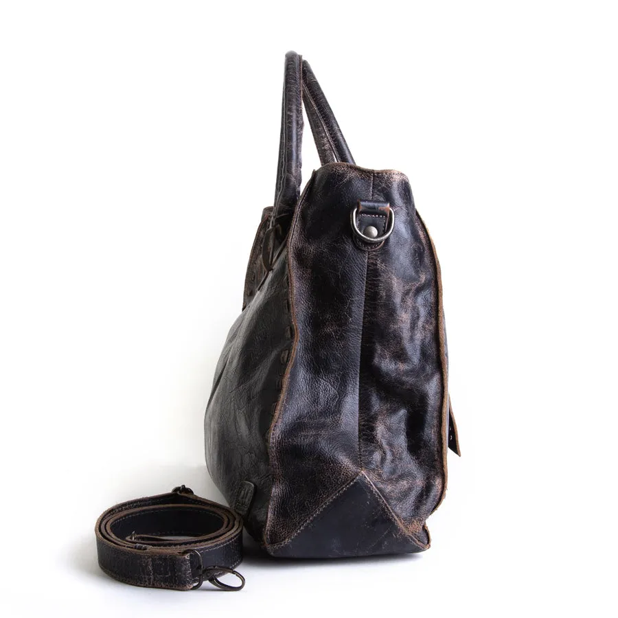 ROCKAWAY BAG - BLACK - LEATHER