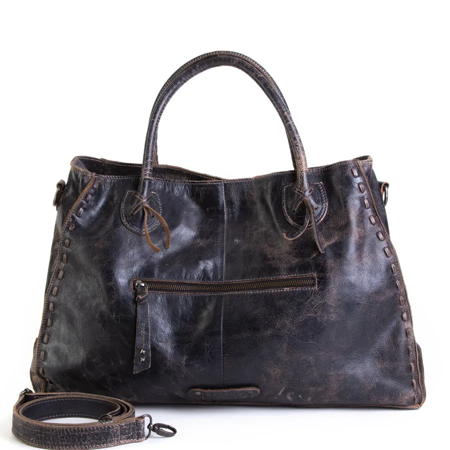 ROCKAWAY BAG - BLACK - LEATHER