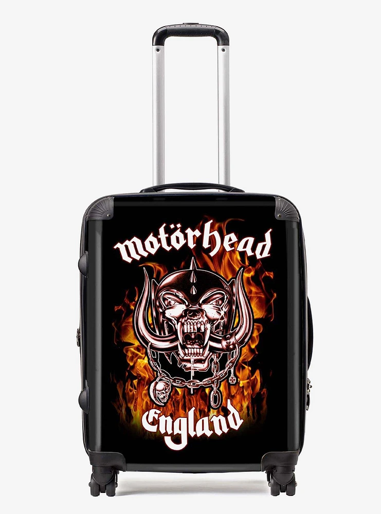 Rocksax Motorhead England Fire Luggage Bag