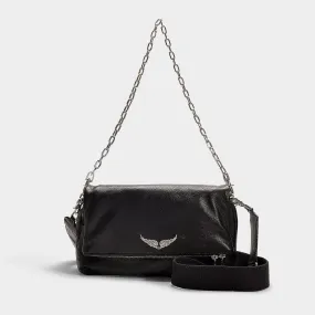 Rocky Hobo Bag - Zadig & Voltaire -  Black - Leather