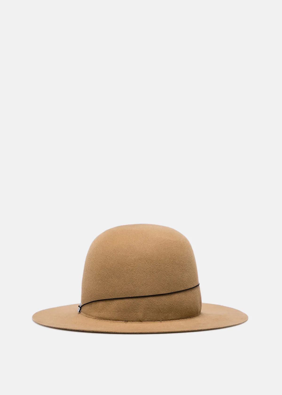 Rollable Beaver Felt Hat - Brown