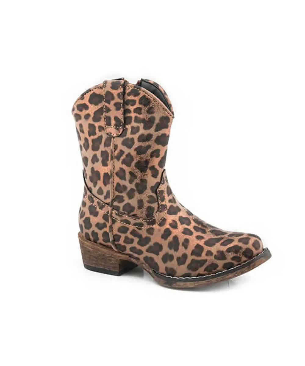 Roper Toddler Girls' Riley Cheetah Boot