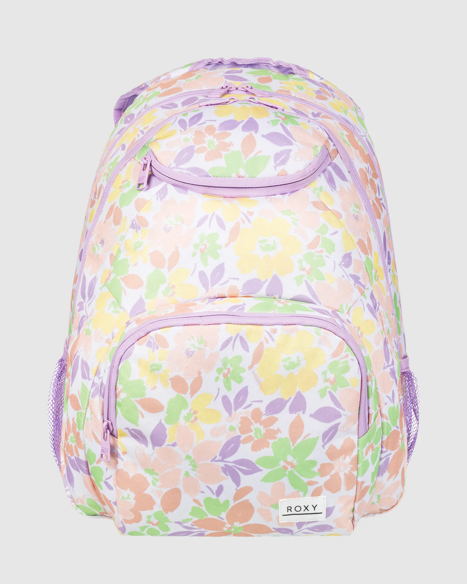 Roxy Shadow Swell Printed 24L - Medium Backpack For Women - White Ephemere | SurfStitch