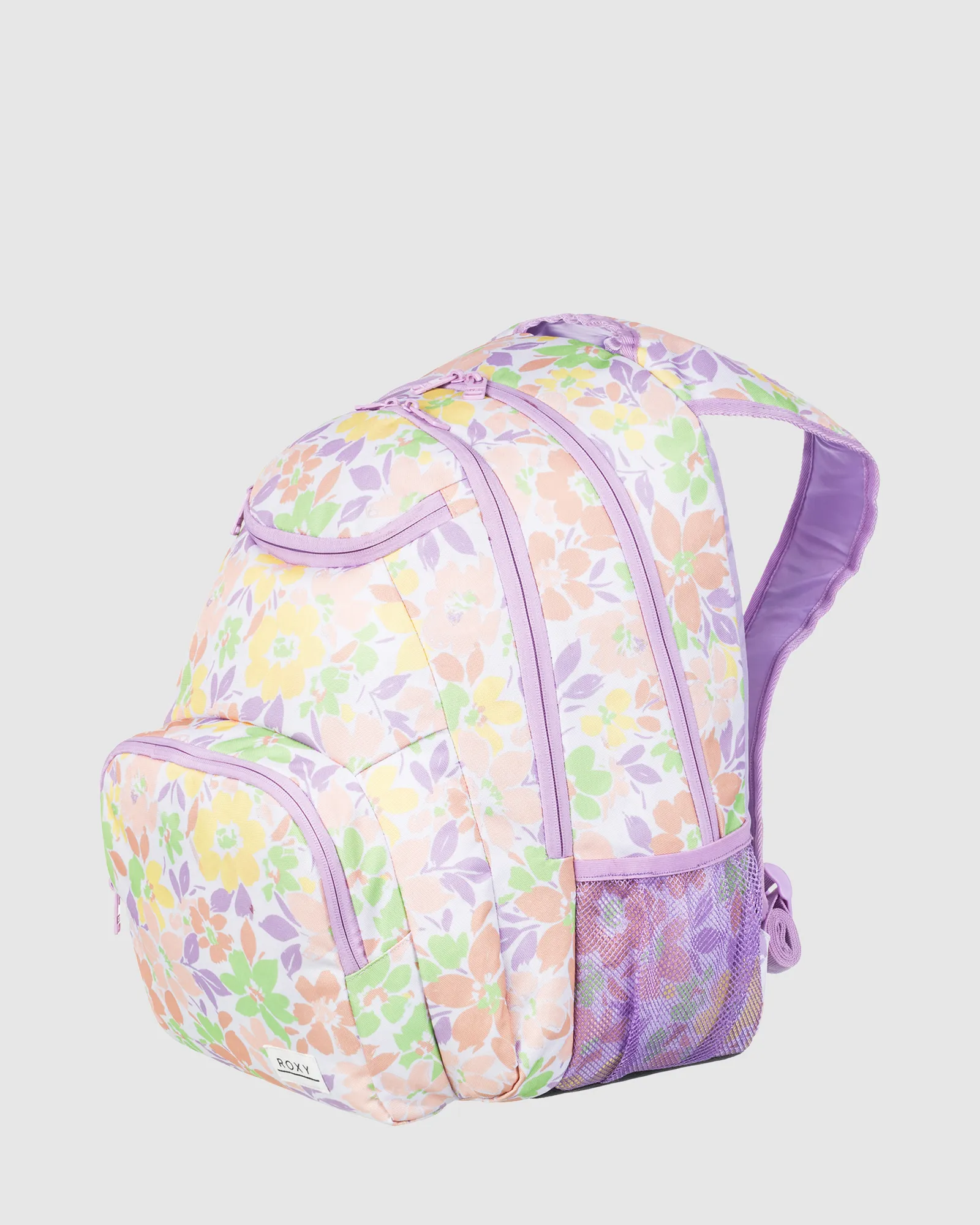 Roxy Shadow Swell Printed 24L - Medium Backpack For Women - White Ephemere | SurfStitch