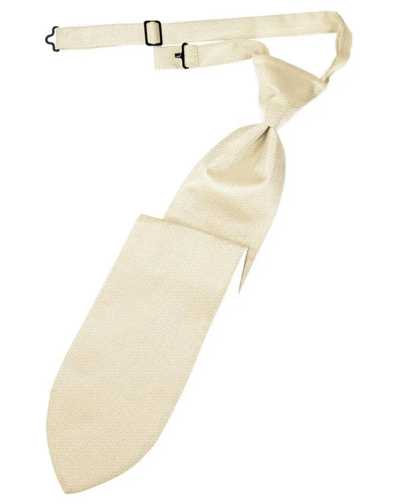 Sand Herringbone Necktie