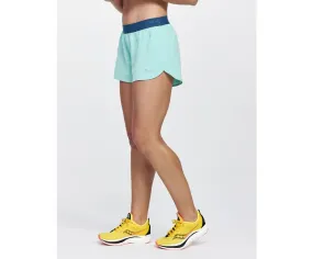 Saucony | Outpace 2.5 Split Short | Women's | Cool Mint