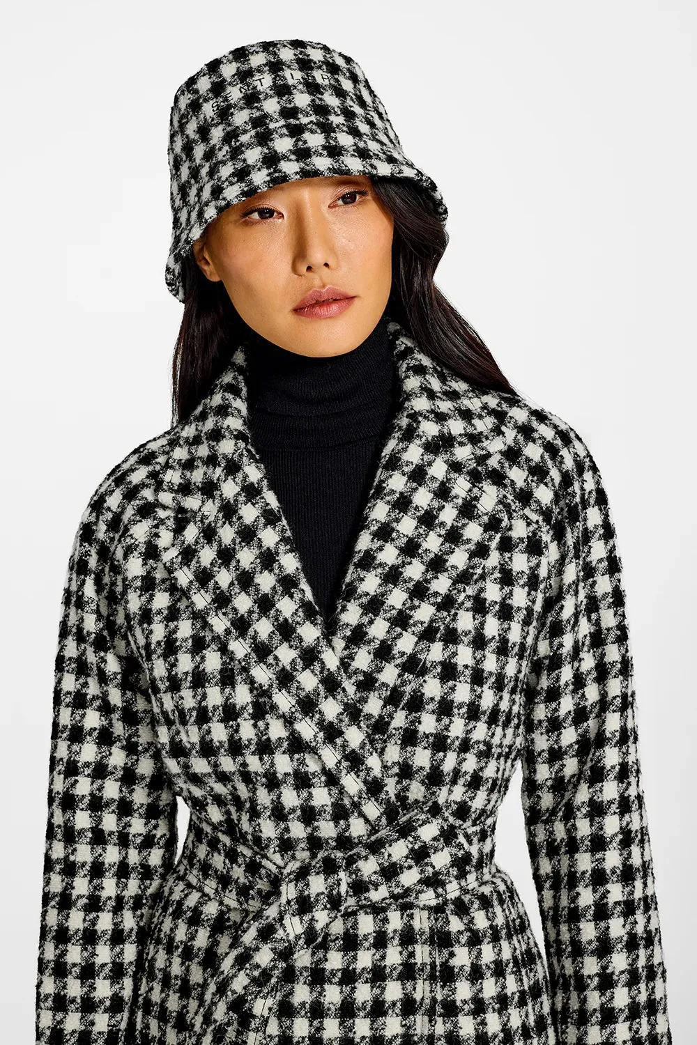 SENTALER HOUNDSTOOTH BUCKET HAT- Pre Order