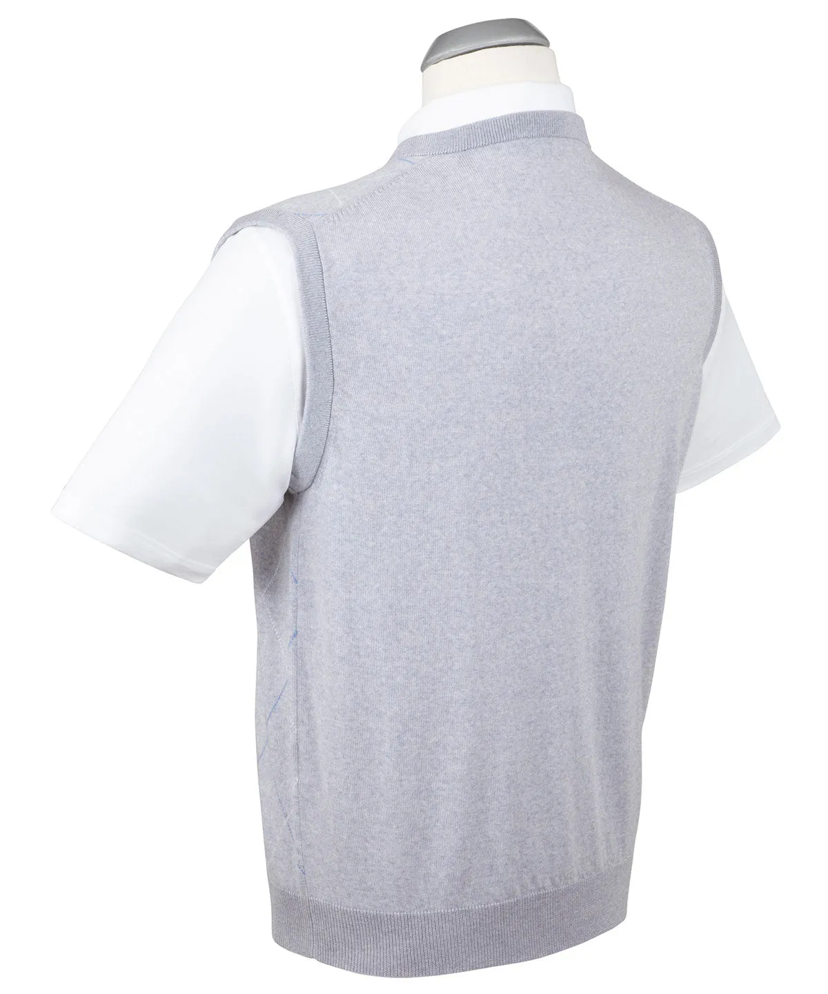 Signature Merino Argyle V-Neck Vest