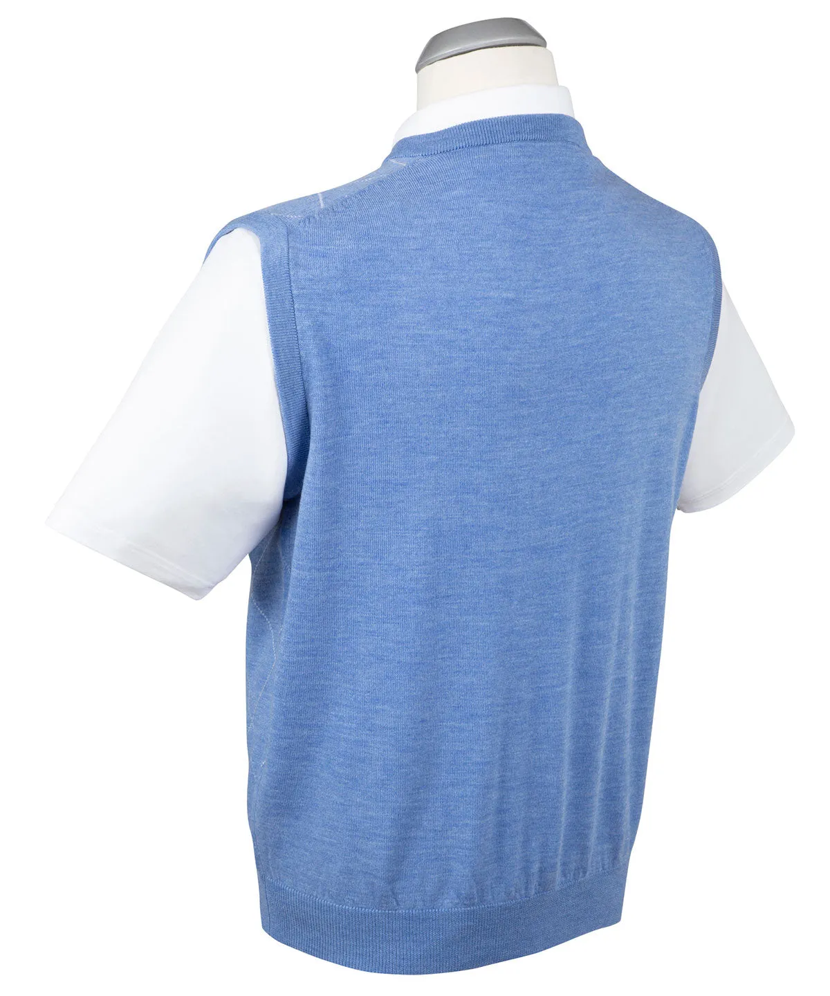 Signature Merino Argyle V-Neck Vest