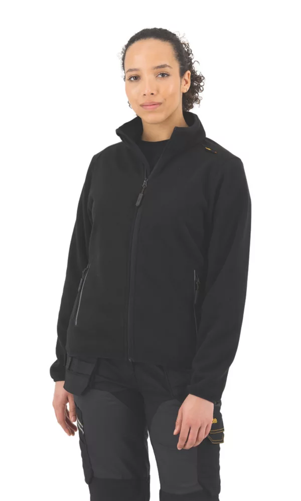 Site Callard Womens Fleece Black Size 16 - Screwfix