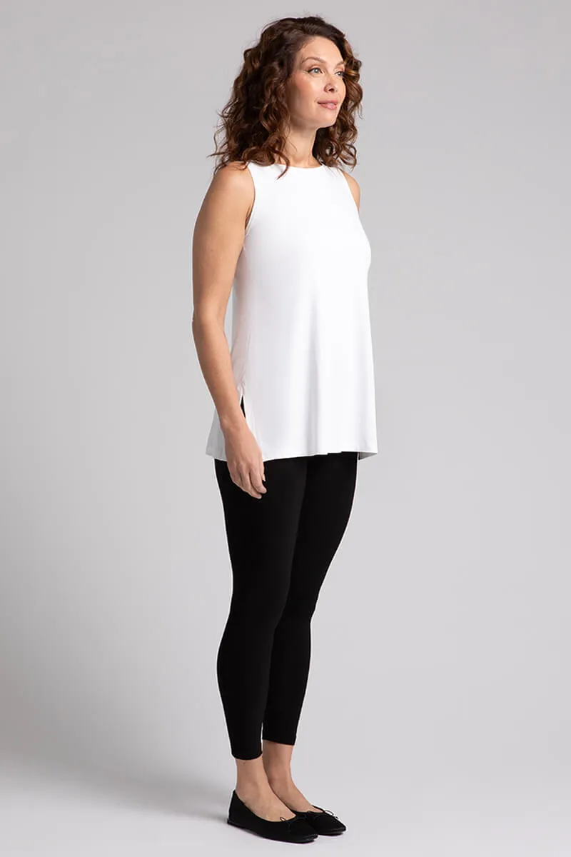 Sleeveless Nu Ideal Tunic | White