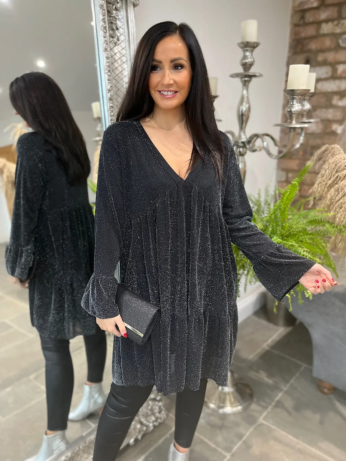 Sparkle Tiered Tunic Florence