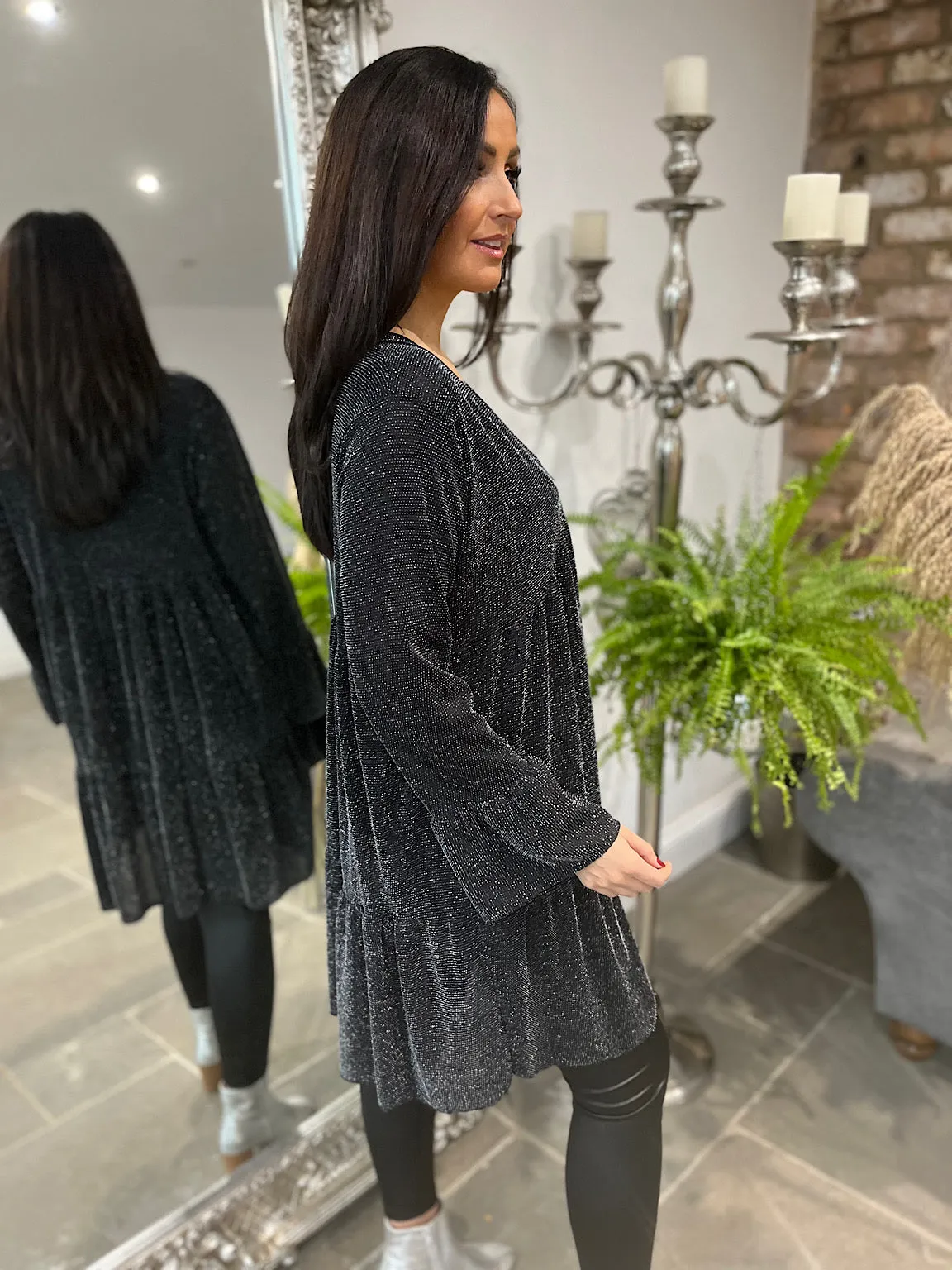 Sparkle Tiered Tunic Florence