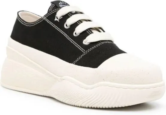 Stella McCartney Loop canvas sneakers Black