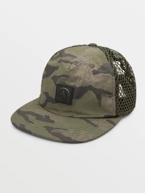 Stone Trip Trucker Hat - Squadron Green