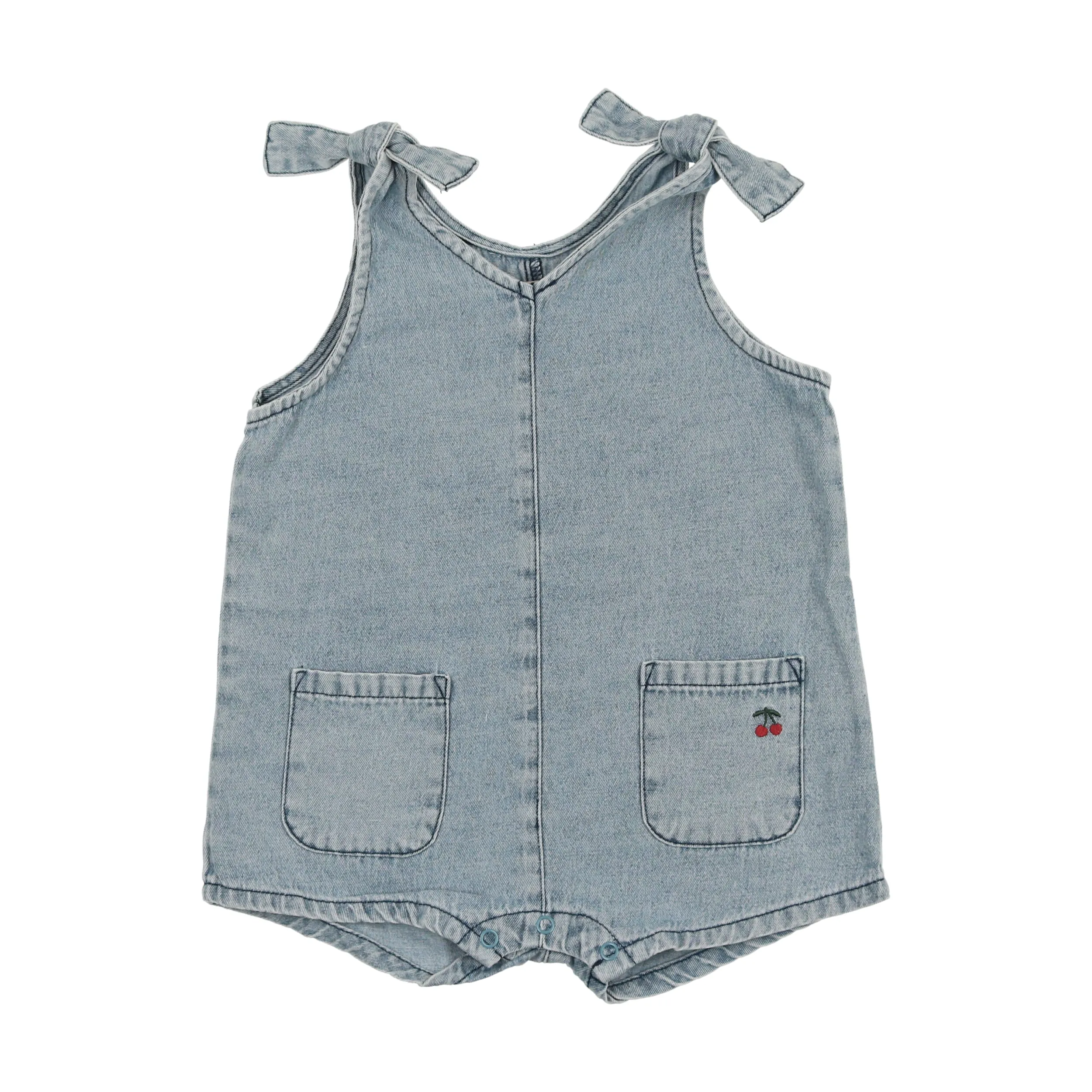 STONEWASH GIRLS ROMPER