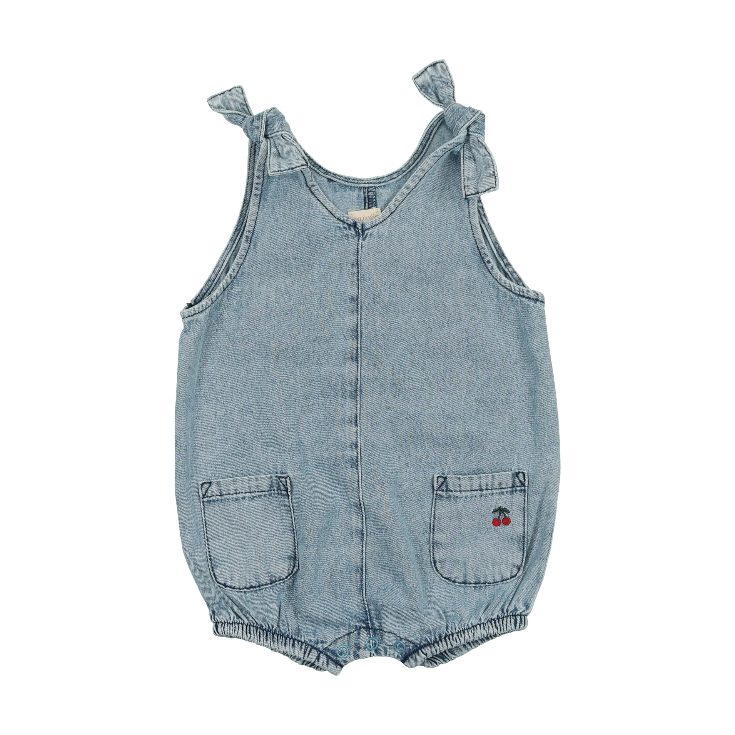 STONEWASH GIRLS ROMPER