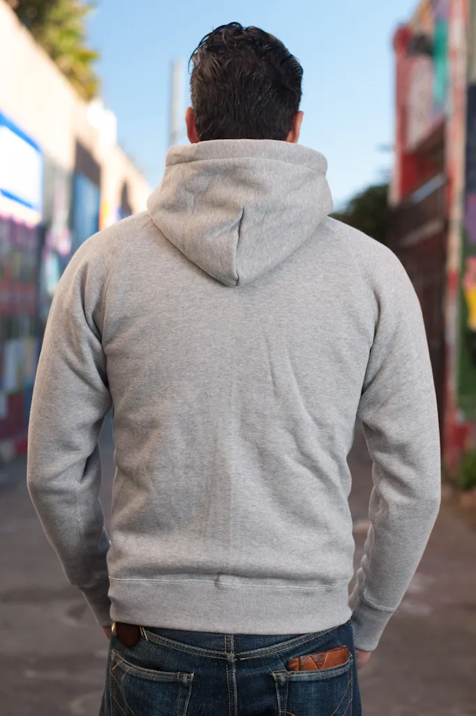 Strike Gold Heavy Loopwheeled Zip Hoodie - Heather Gray