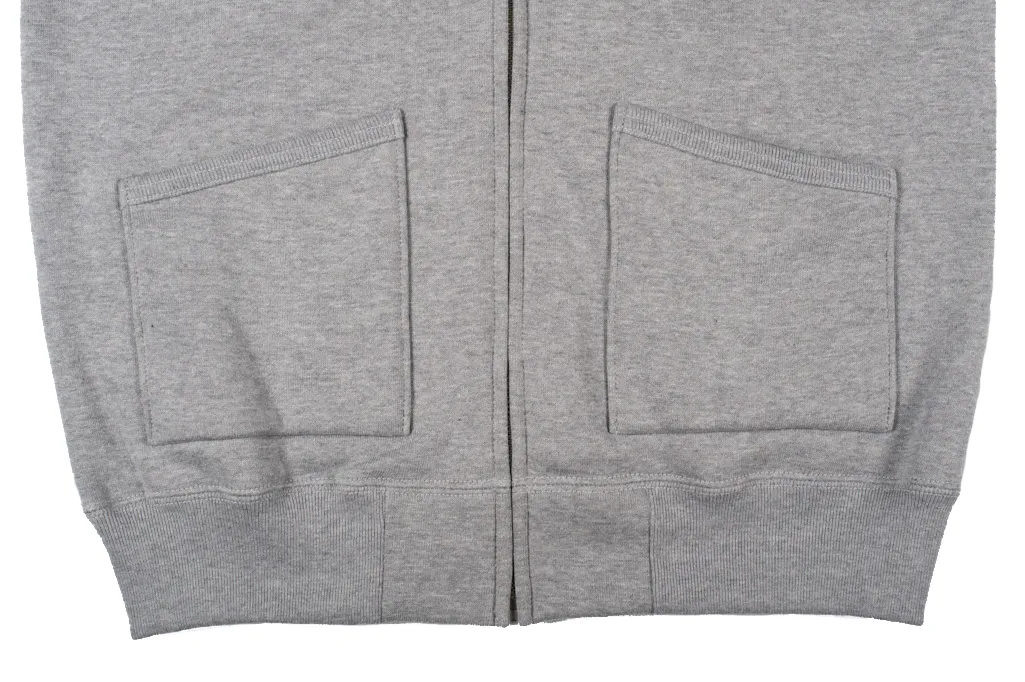 Strike Gold Heavy Loopwheeled Zip Hoodie - Heather Gray