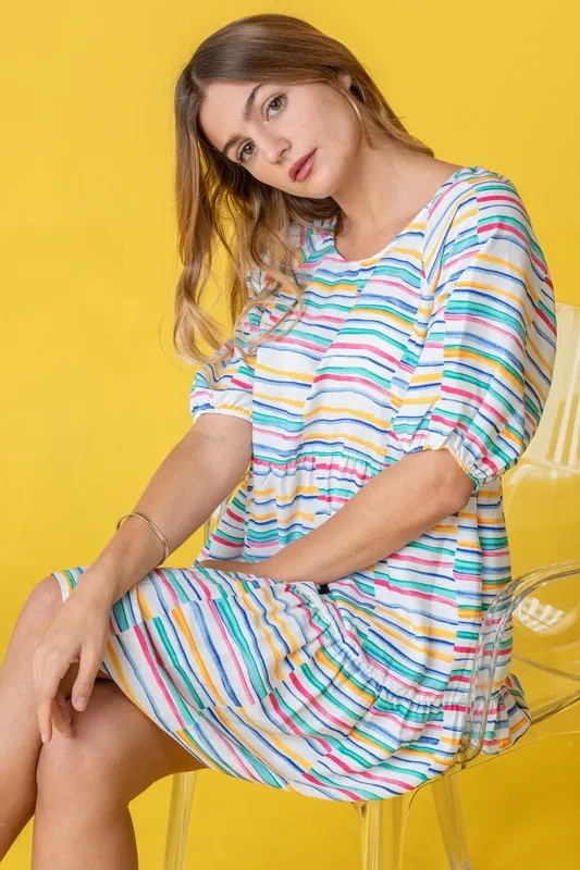 Stripes of Many Colors Tunic