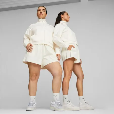 T7 Women's High Waist Shorts | Warm White | PUMA Shop All Puma | PUMA 