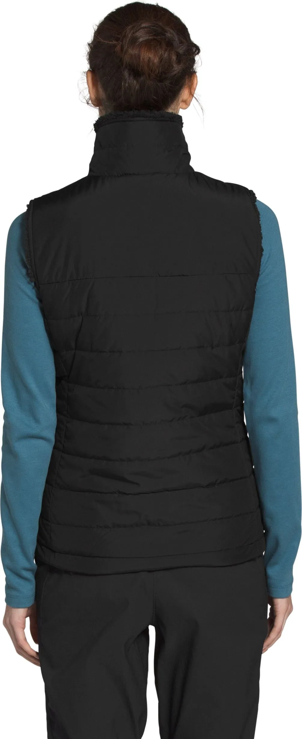 The North Face Women's Mossbud Insulated Reversible Vest TNF Black