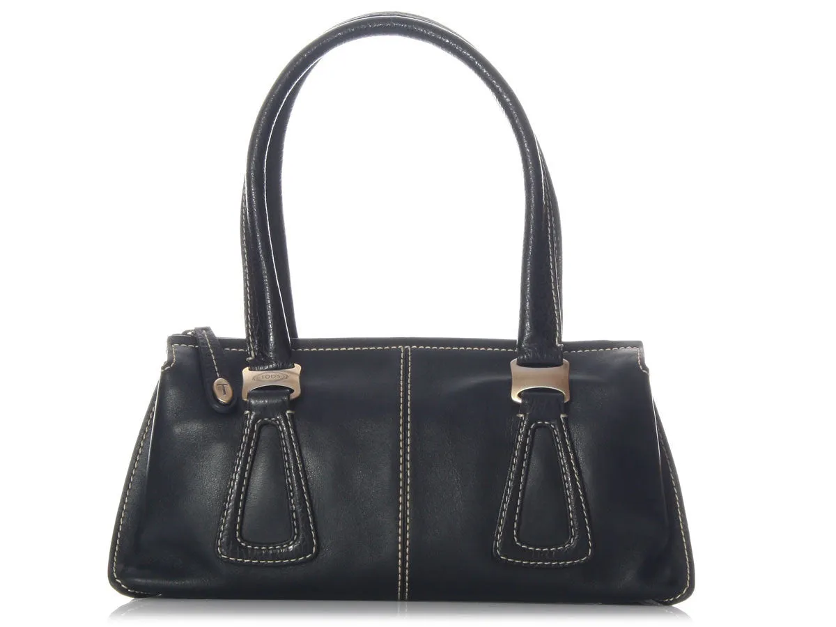 Tod's Small Black Leather Bag