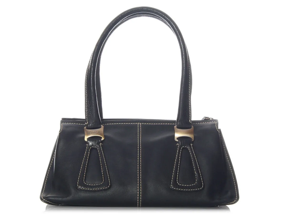 Tod's Small Black Leather Bag