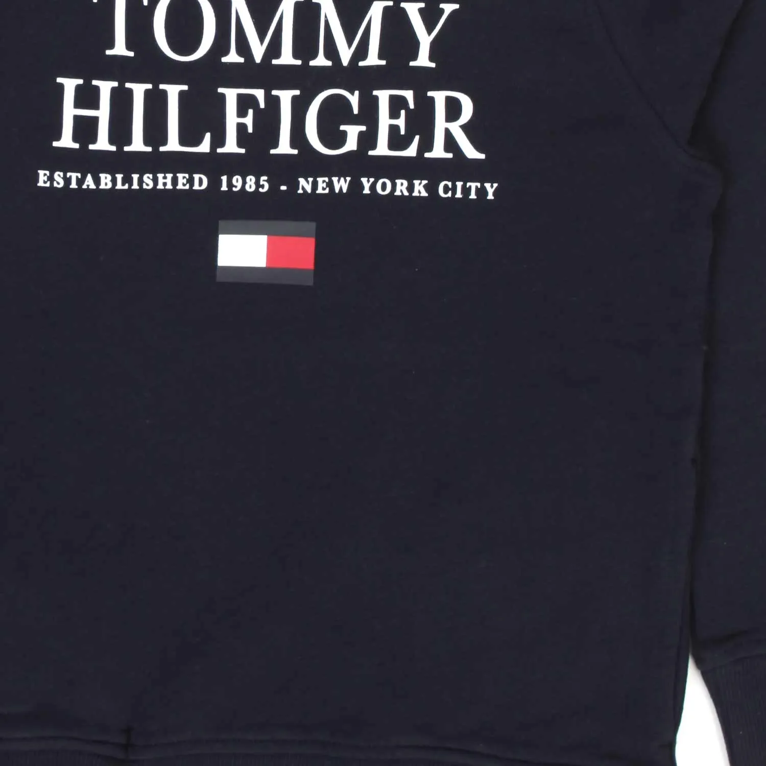 Tommy Hilfiger Dark Blue Hoodie Sweatshirt For Children And Teen