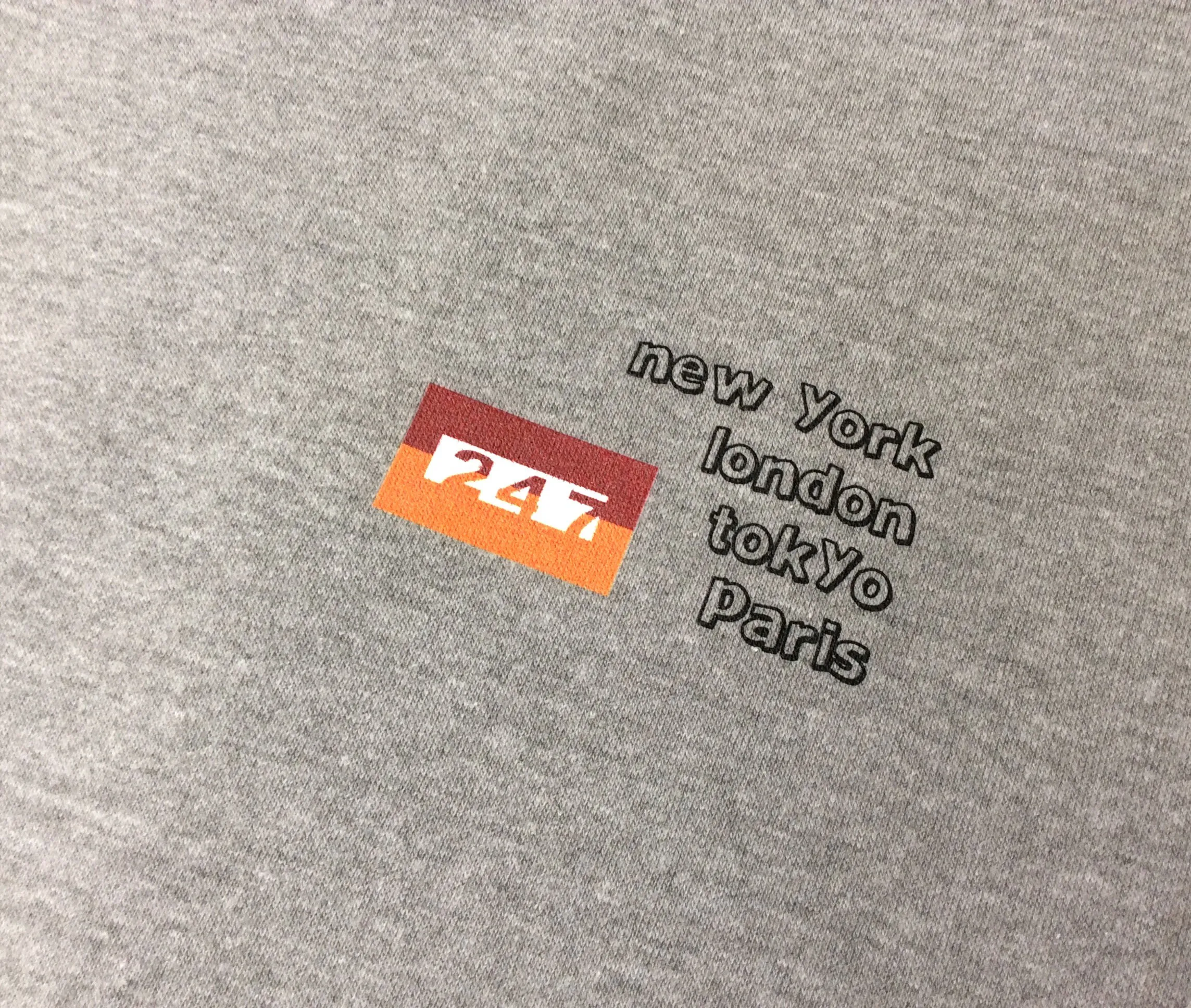 Twentyfourseven Heavyweight Crewneck Fleece Sweatshirt Heather Grey