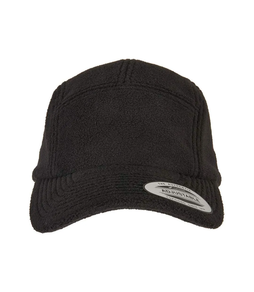 Unisex adult jockey polar fleece cap black Flexfit