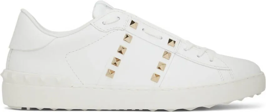 Valentino Garavani White Rockstud Untitled Sneakers